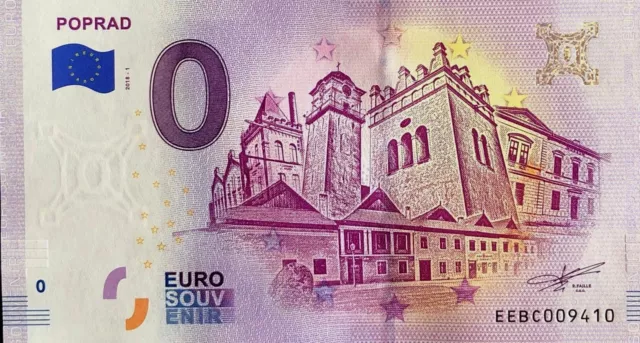 Billet 0 Zero Euro Souvenir Propad  2018