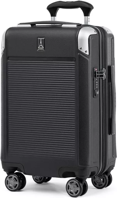 NWT NEW Travelpro Platinum Elite 20" Hardside Expandable Black Spinner Carry-On
