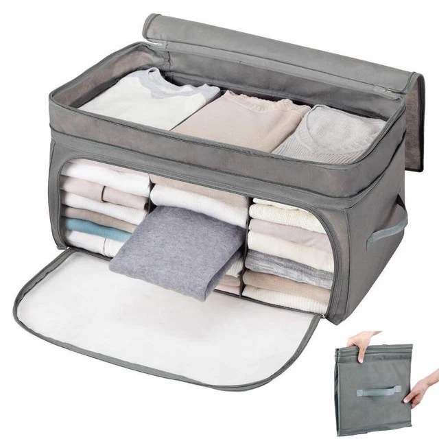 Ropa Ropa Ropa de cama Caja de almacenamiento Bolsa Cremallera Organizer Bag Nuevo