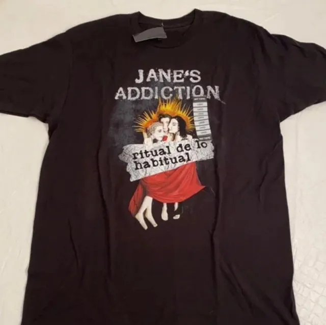 American Classics Jane’s Addiction black short sleeve t-shirt TE5306
