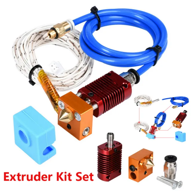 For Creality Ender CR-10 CR10S 1.75mm Filament Hotend Extruder Kit 3D Printer