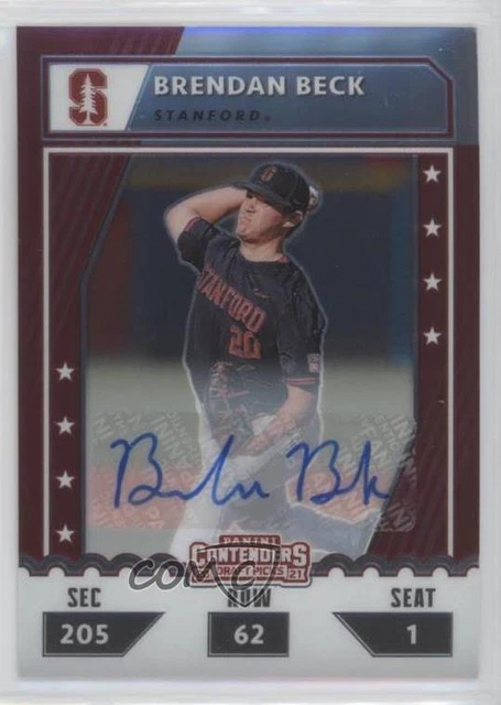 2021 Elite Extra Edition College Tickets Optic Signatures /99 Brendan Beck Auto