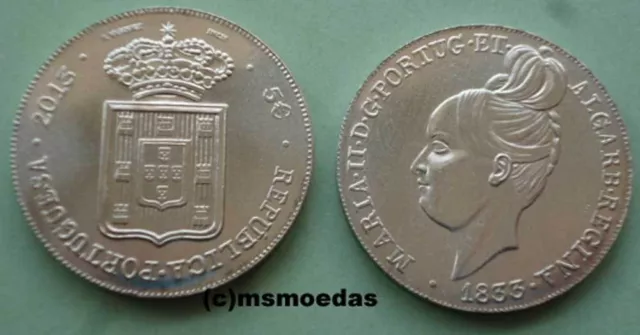 Portugal 5 Euro 2013 D. Maria II. Sondermünze Euromünze coin moedas