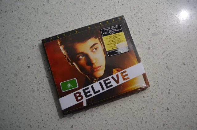 Justin Bieber Believe Deluxe Edition New Sealed Cd + Poster And Photo Booklet!