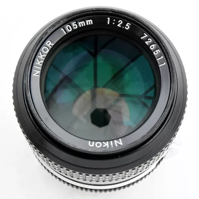 Nikon Nikkor 105mm f2.5 NON AI Super Sharp Lens Near Mint Tested see images