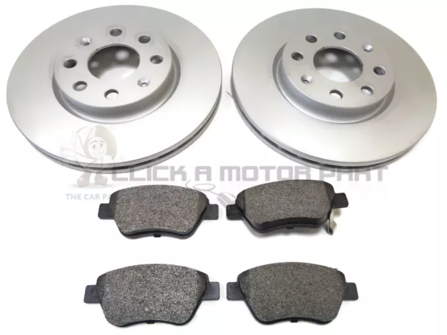 Vauxhall Corsa D 2006-2014 1.2 1.4 Front Brake Discs And Mintex Pads Set New