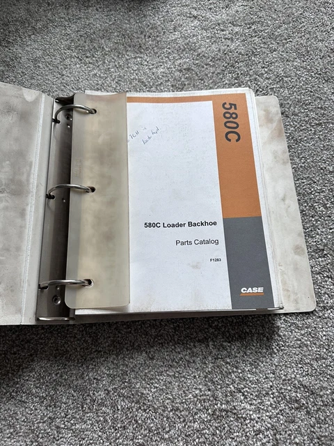 Case 580C Loader Backhoe Parts Catalog