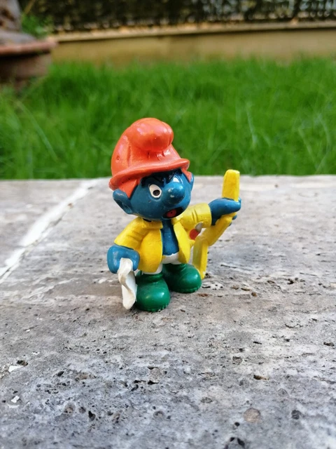 Puffi smurf schlumpf schtroumpf peyo 20229 puffo Geometra MASTER BUILDER 