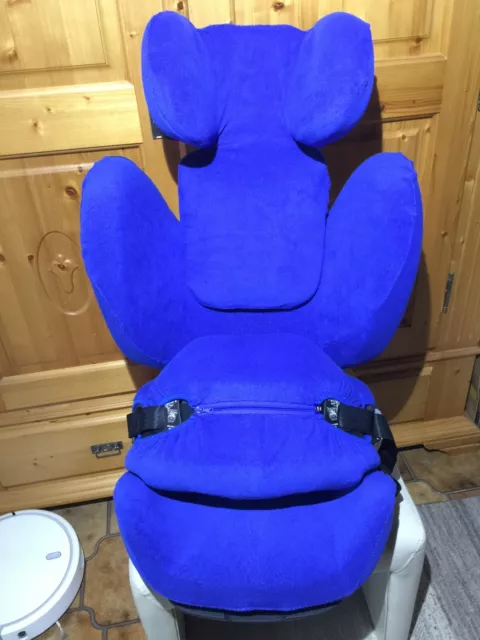 Sommerbezug Schonbezug Frottee für Cybex Pallas G I-Size NEU blau