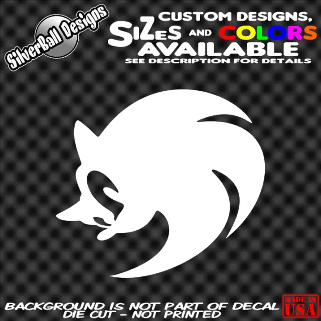 Sonic Hedgehog – Cartoon Stickers And Decals For Your Car And Truck, Custom Made In the USA