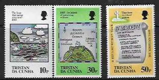 Tristan Da Cunha Sg399/401 1986 Loss Of Island Lifeboat Mnh