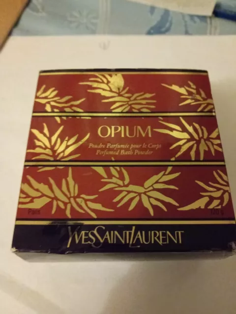 Opuim Yves St Laurent, Neuf, Scellé, Poudre Pour Le Corps Parfumé, Vintage