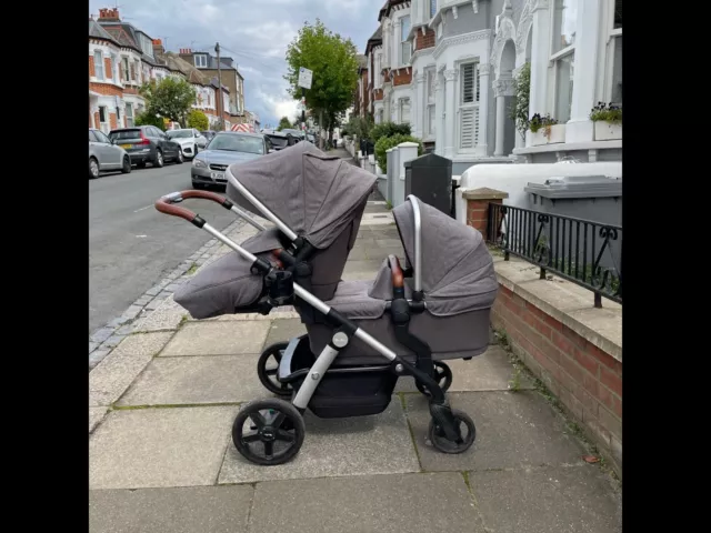 Silver Cross Wave Double Pram