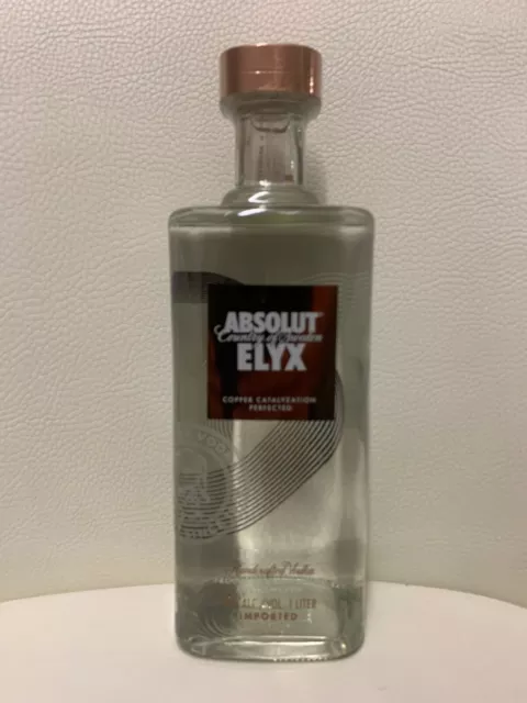 Absolut Vodka Elyx 1L  with rare tag -  full & sealed