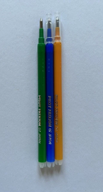 3x farbige FRIXION Minen
