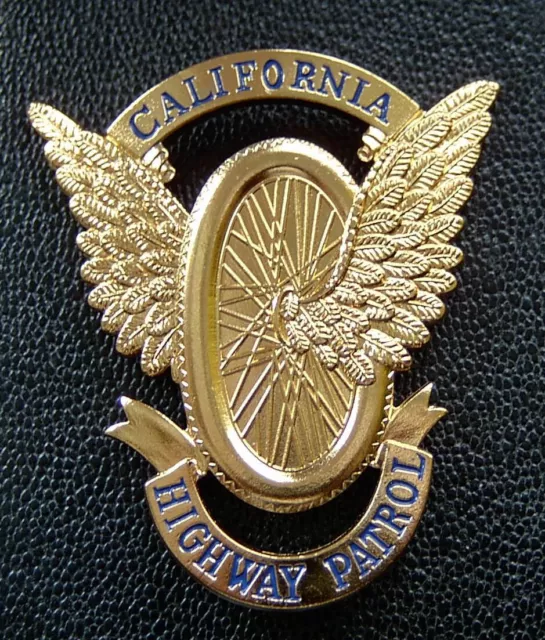 h/23***OLD-Policebadge:  CALIFORNIA HP WHEELS