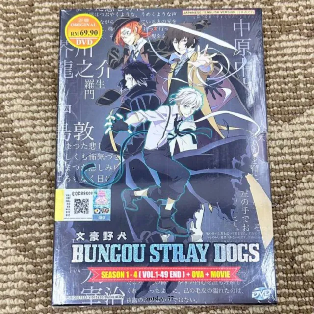 Anime DVD Bungou Stray Dogs Season 1-4 Vol.1-49 End +OVA + Movie English Dubbed