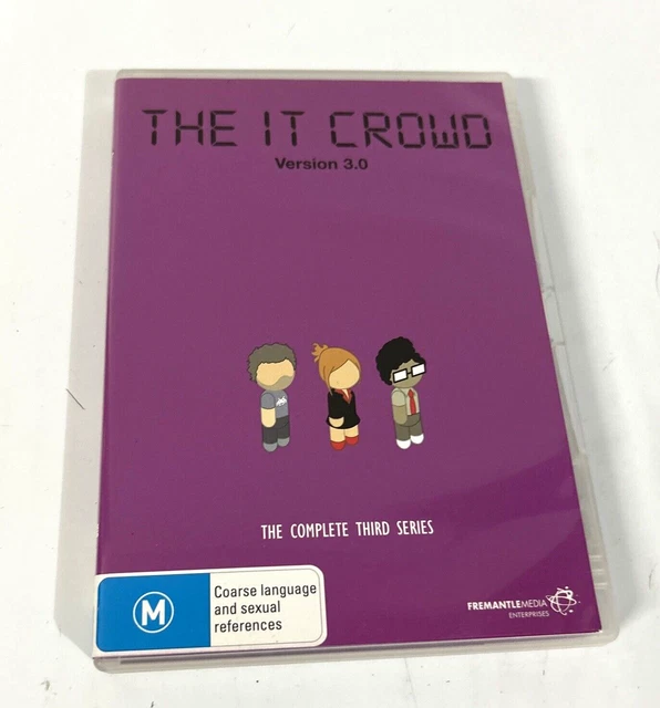 THE IT CROWD Version 3 0 The Complete Third Series DVD VGC PAL 4 