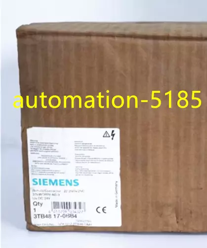 1PCS Siemens Contactor 3TB4817-0BB4 New fedex or DHL