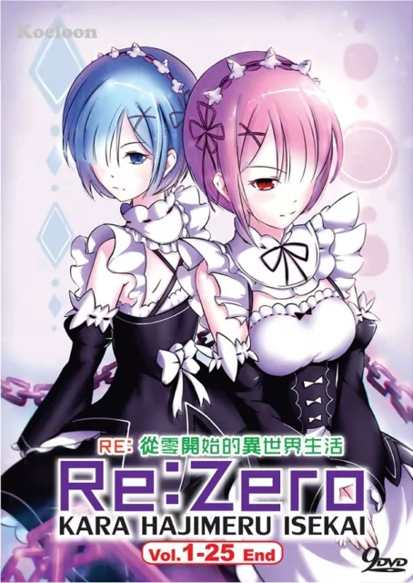 Anime DVD Re:Zero kara Hajimeru Isekai Season 1 + Shin Henshuu-ban + 2  Special