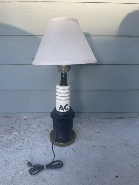Rare! Vintage 24" Tall AC SPARK PLUG Parts Store Display LAMP LIGHT Speed Shop Rare! Vintage 24" Tall AC SPARK PLUG Parts Store Display LAMP LIGHT Speed Shop
