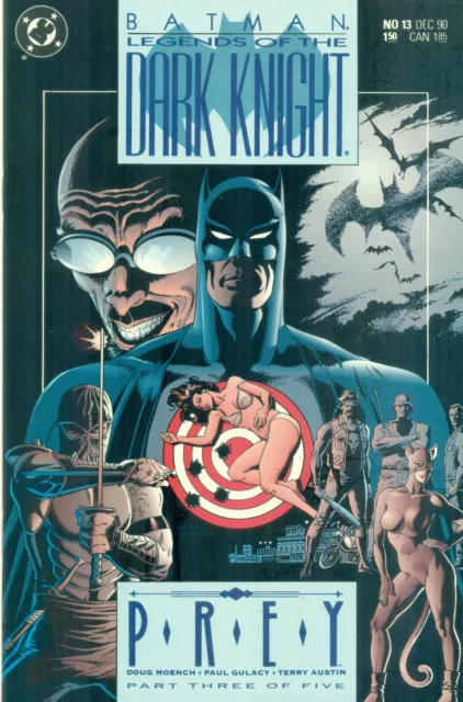 Batman Legends Of The Dark Knight #13 By Moench Gulacy Catwoman Strange NMM 1990