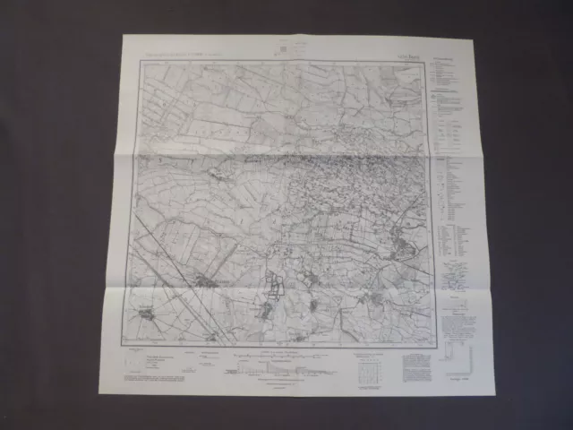 Landkarte Meßtischblatt 4250 Burg im Spreewald, Leipe, Raddusch, Stradow, 1943