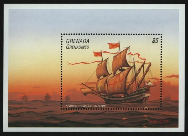 Grenada-Grenadinen 1995 - Mi-Nr. Block 341 ** - MNH - Schiffe / Ships