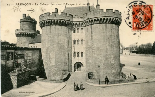 *34510 cpa 61 Alençon - château des Ducs d'Alençon