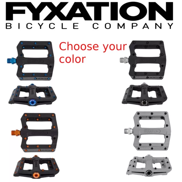 Fyxation Mesa MP Subzero Sealed Nylon Platform Bike Pedals Pick Color