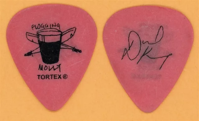 Flogging Molly 2008 Float tour David King signature imprint stage Guitar Pick