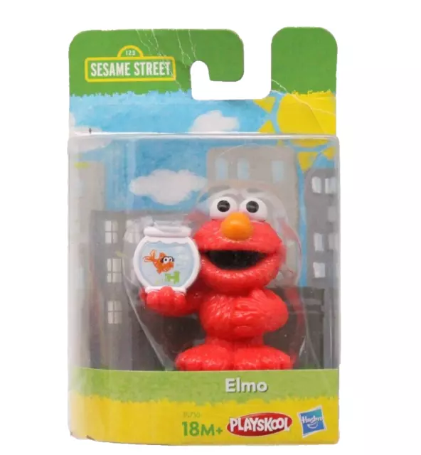 Elmo Sesamstraße Mini Spielzeug Figur 6cm Playskool | Hasbro 2011 NEU OVP