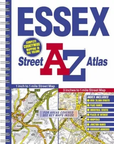 A-Z Essex Street Atlas by Geographers' A-Z Map Company Paperback Book The Cheap