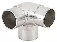 CRL HR20JPS Polished Stainless 90 Degree Side Outlet Elbow for 2" Tubing