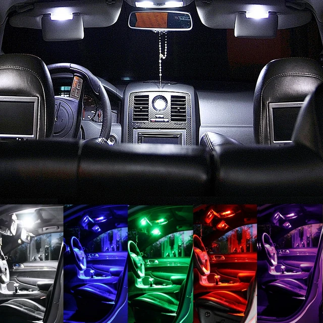 Ford Focus Mk3 Interior Lights Package Kit Set 7 Led White Red Blue Pink 18 10 Picclick Uk