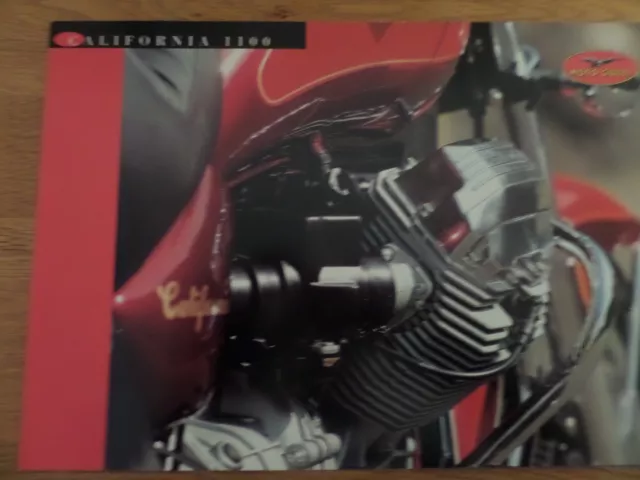 Moto Guzzi California 1100 Motorcycle Sales Brochure - Rare
