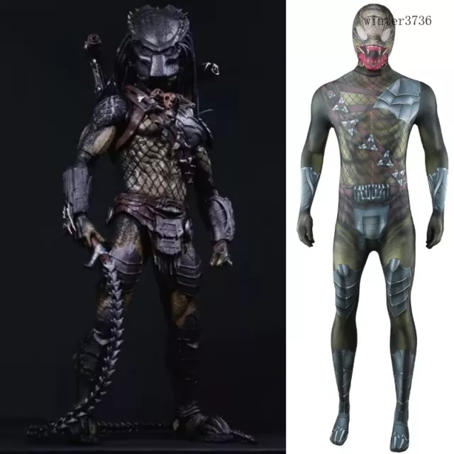 Wolf Predator Predator Cosplay 3D Jumpsuit Costume Bodysuit Adult Kids Halloween