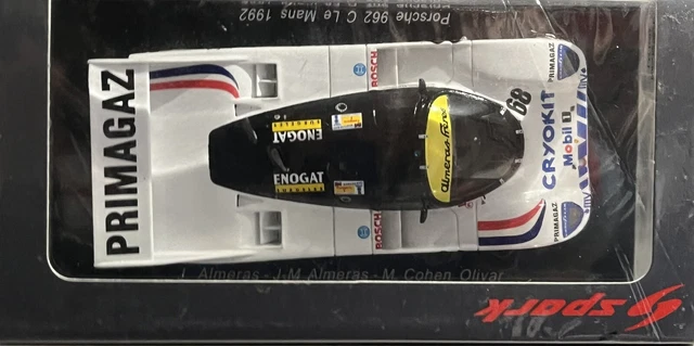 1/43 Le Mans spark Porsche 962C #68 1992 Le Mans 24h