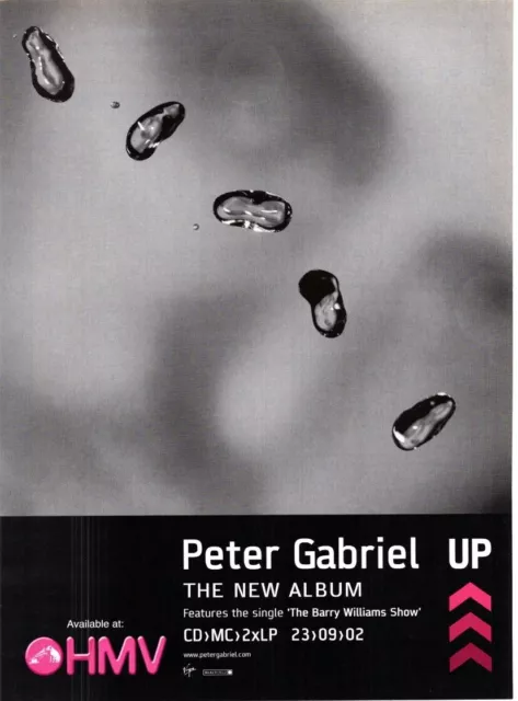 Ptp58 Magazine Advert 11X9" Peter Gabriel : Up Album