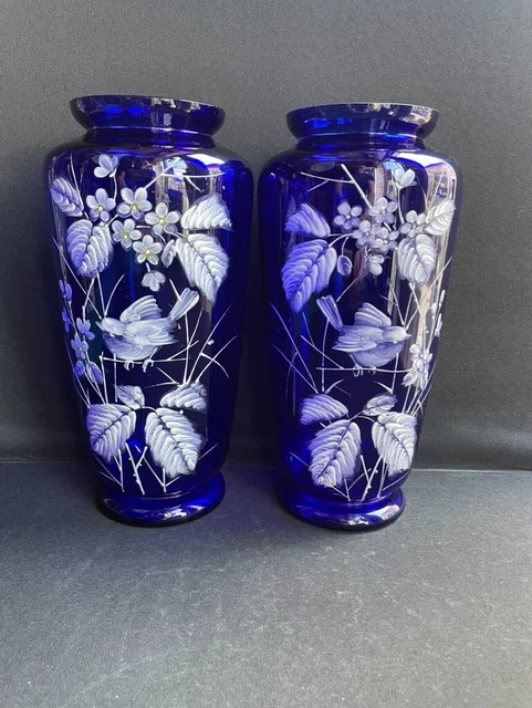 Vase En Verre Bleu H30 Maisons Du Monde - Mr... 612