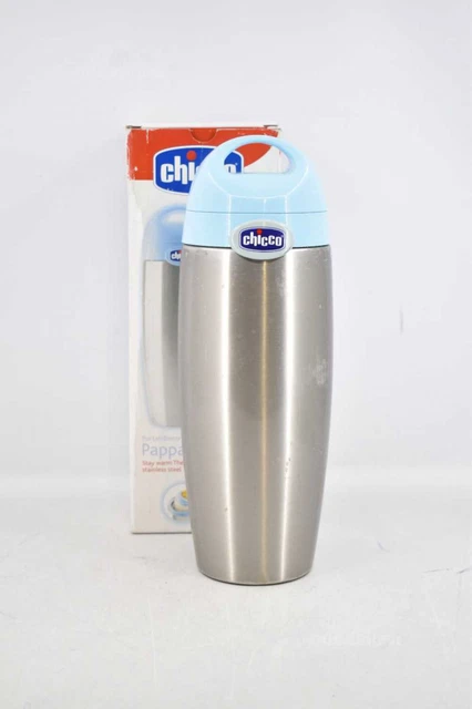 BIBERON THERMIQUE Rester au Chaud Chicco Bouchon Bleu EUR 17