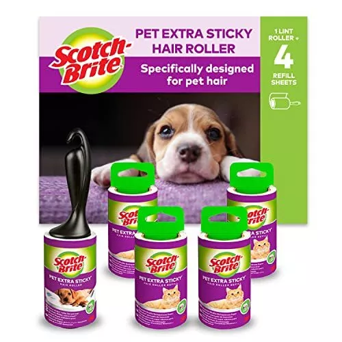 Scotch-Brite Pet Extra Sticky - spazzola extra adesiva per rimuovere i peli