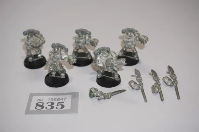 Grey Knights Marines x 5 Metal Warhammer 40k