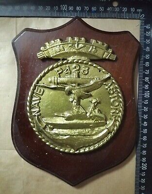 CREST MARINA MILITARE ALISCAFO MISSILISTICO NAVE ASTORE P-423 RARITÀ!! 