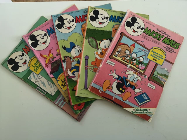 Walt Disneys      5 x    MICKY MAUS     Posten 5