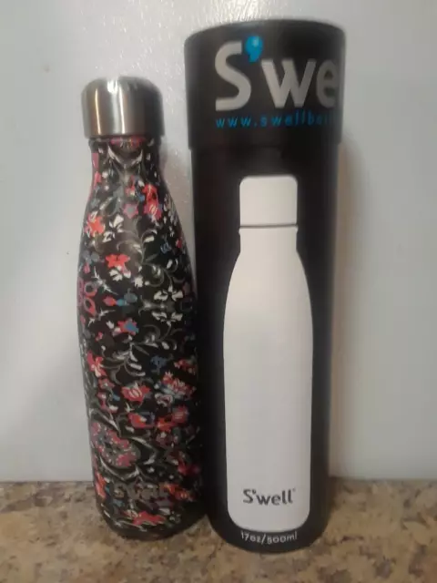 Swell Insulated Stainless Steel Water Bottle 17  oz  FORBIDDEN POSY