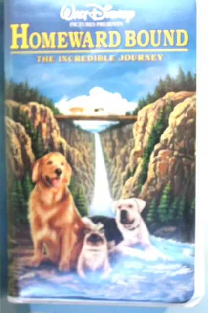 HOMEWARD BOUND THE INCREDIBLE JOURNEY ~ Disney Pictures ~ An A+ Classic VHS