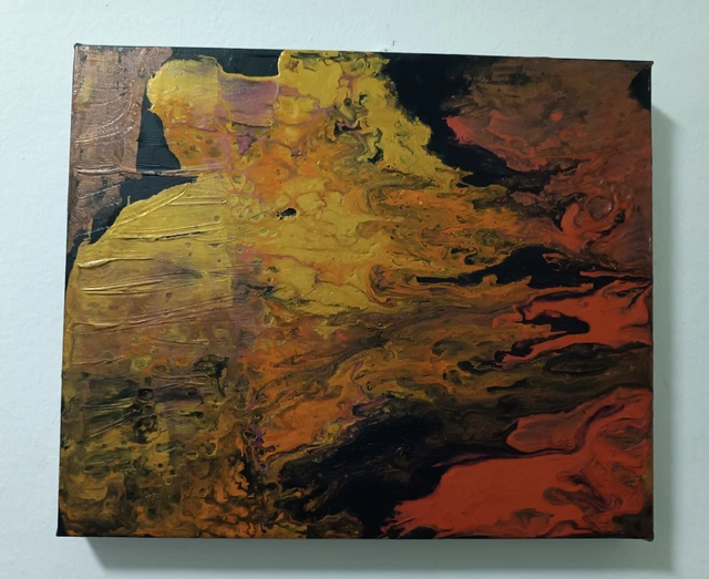 Acrylic painting: Cold eternal doubling