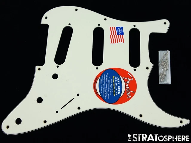 USA Fender Stratocaster JEFF BECK, Signature Strat- Guitar Part PICKGUARD.