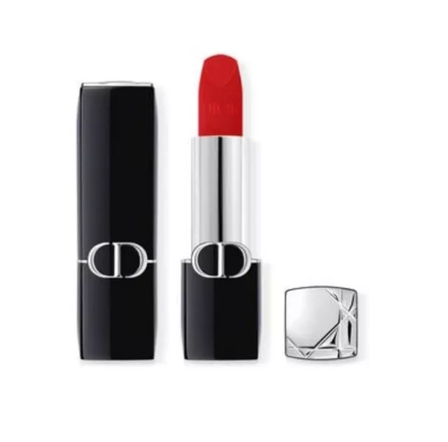 DIOR Rouge Couture Colour Lipstick Velvet 999 Classic Red Brand New RRP £37